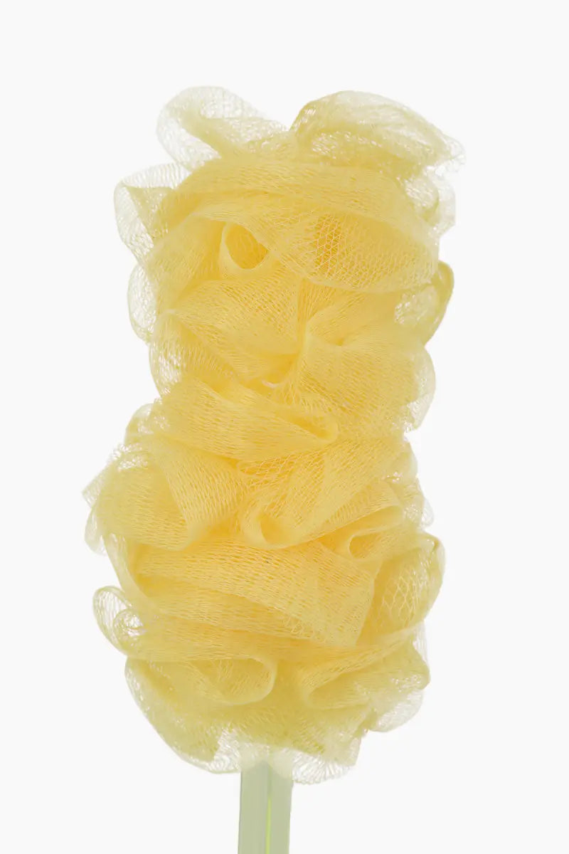 Vivin Long Handle Bath Body Brush Loofa and Shower Sponge (Yellow) - Pack Of 1