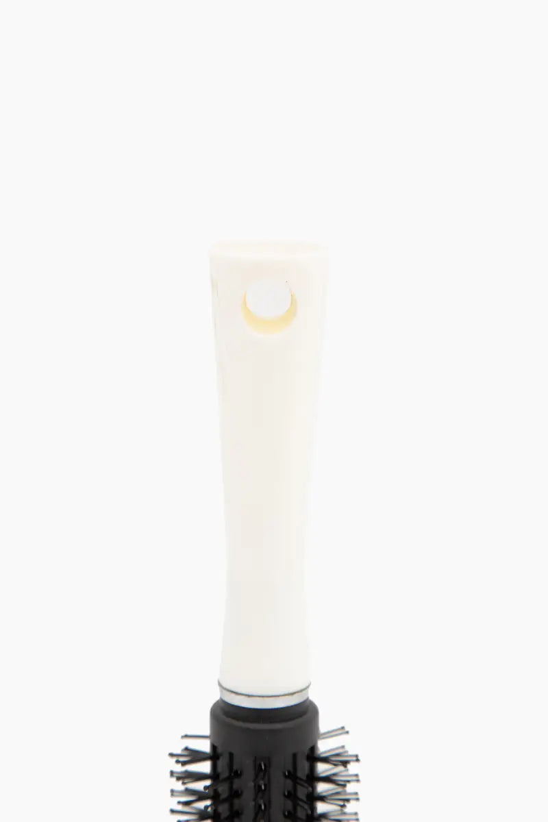Roller & Round Comb Brush (White) - Pack of 1