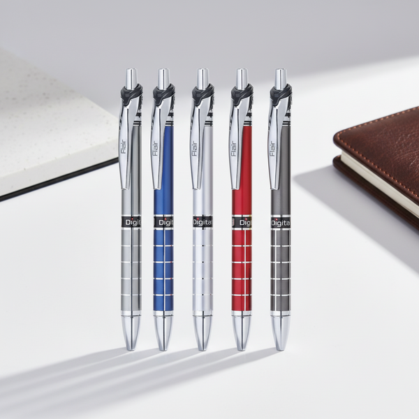 Flair Digital Retractable Ball Pen - Pack of 10 SUPER