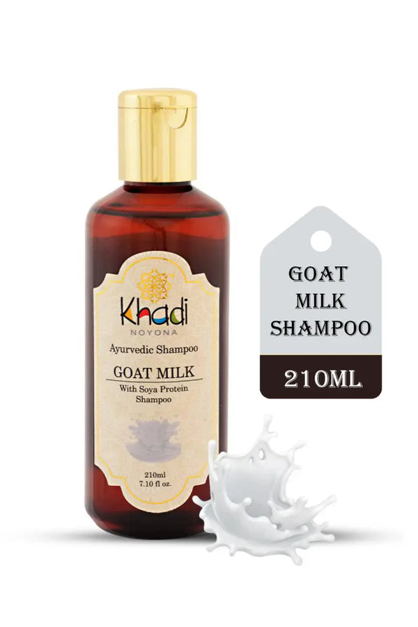 Noyona Khadi Ayurvedic Goat Milk Shampoo - 210ml