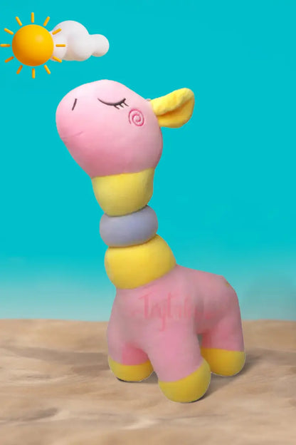 Ring Giraffe Stuffed Soft Toy - 45 Cm