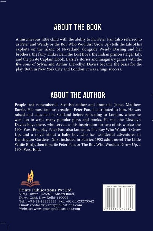 Peter Pan – J. M. Barrie | Classic Adventure of Neverland Prints Publications