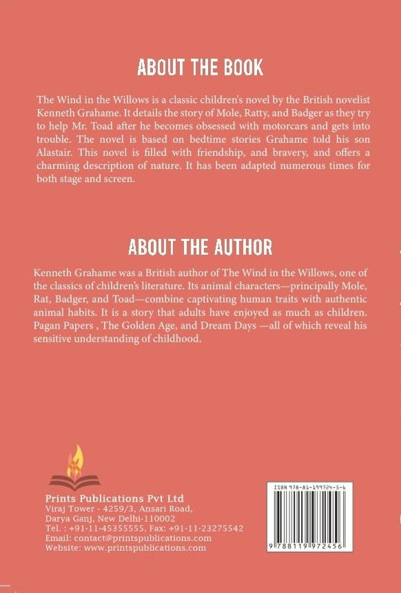 The Wind in the Willows – Kenneth Grahame | Classic Children’s Adventure Prints Publications