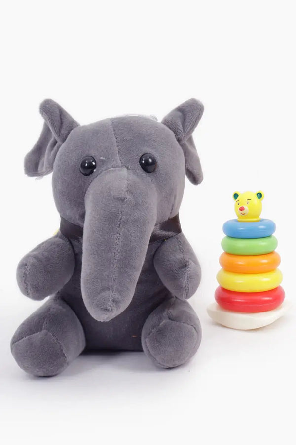 Elephant Soft Toy for Kids - 16cm