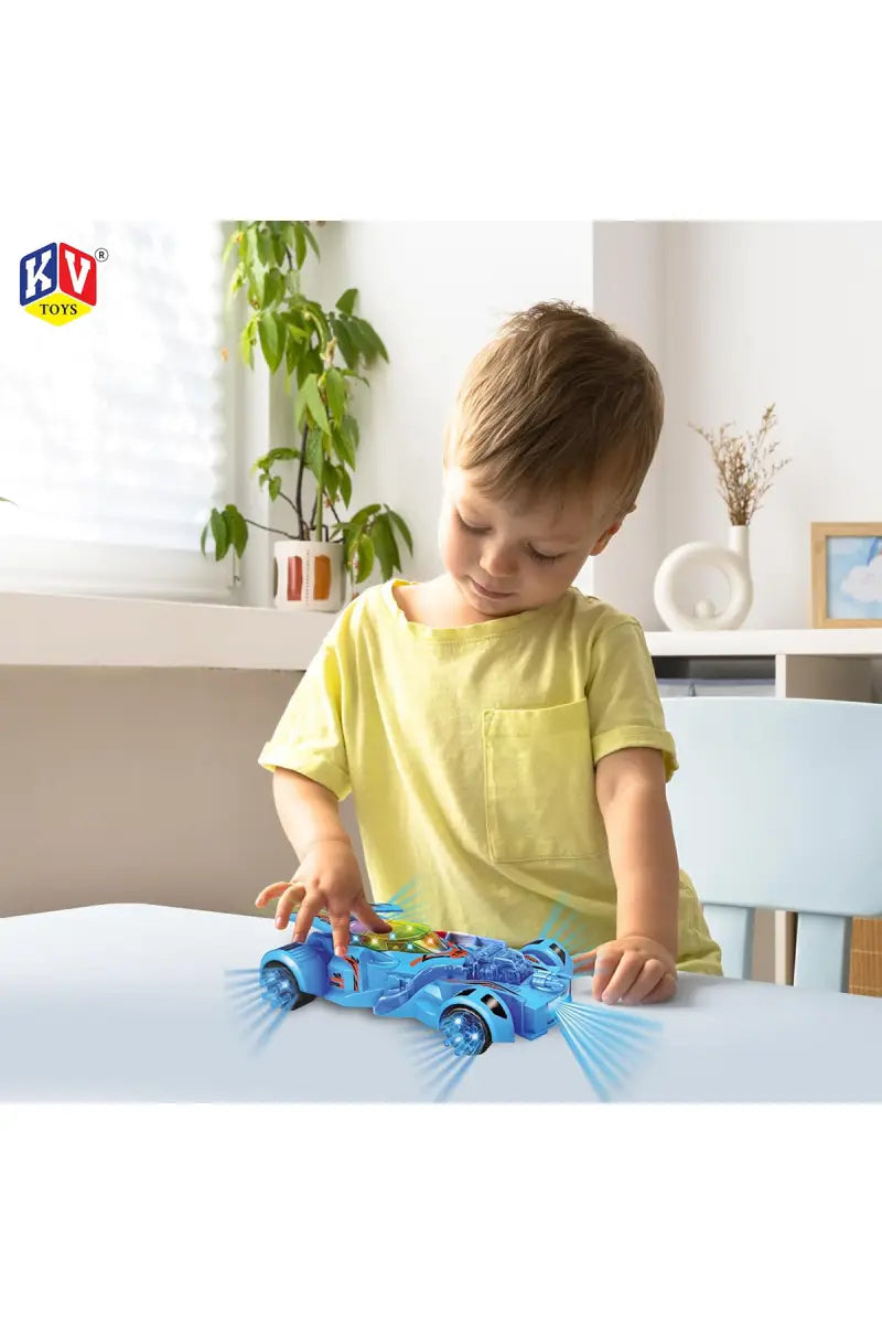Racing Car Toy With 5D Lights & Music