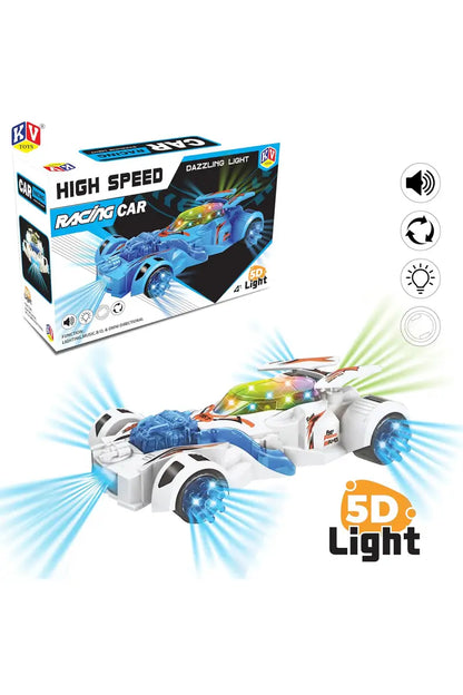 Racing Car Toy With 5D Lights & Music
