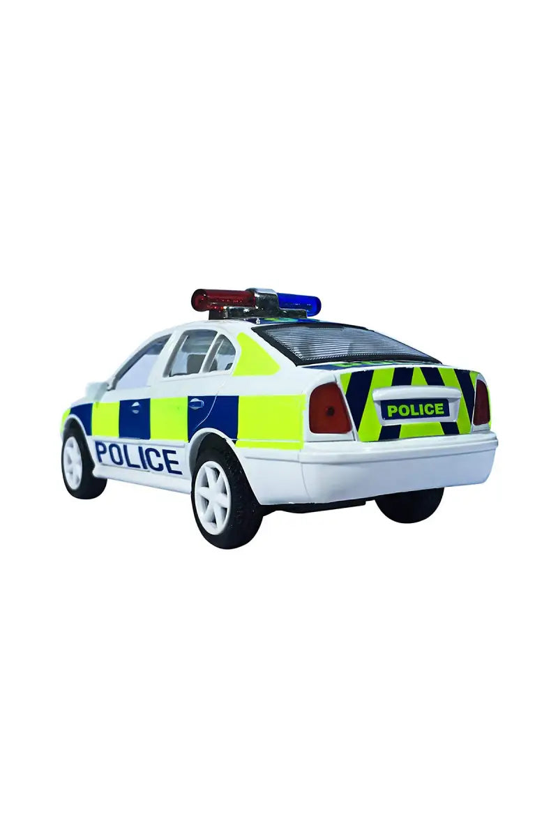 Skuba Hot Pursuit UK Police Pull Back Car Toy(Door Openable)