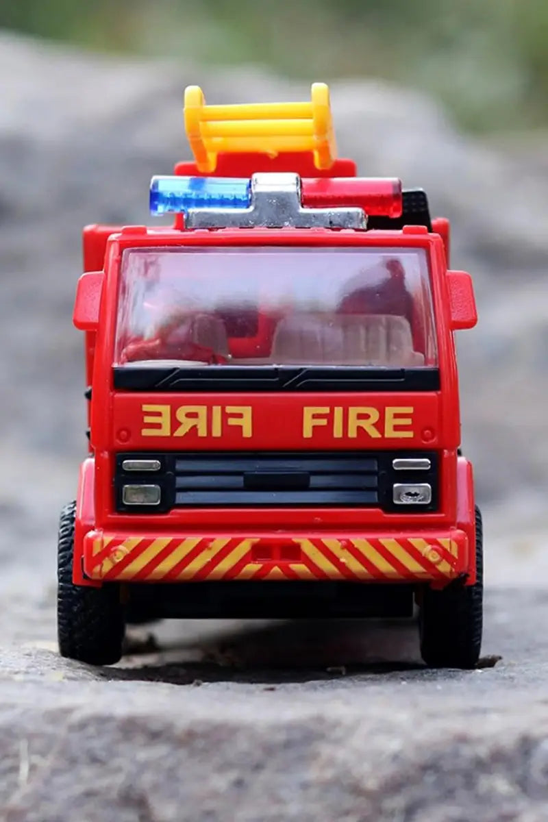 Fire Tender Pull Back Toy