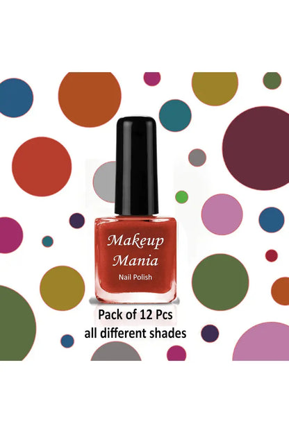 Makeup Mania Nail Polish Set- 12 Pcs X 6ml (Each)
