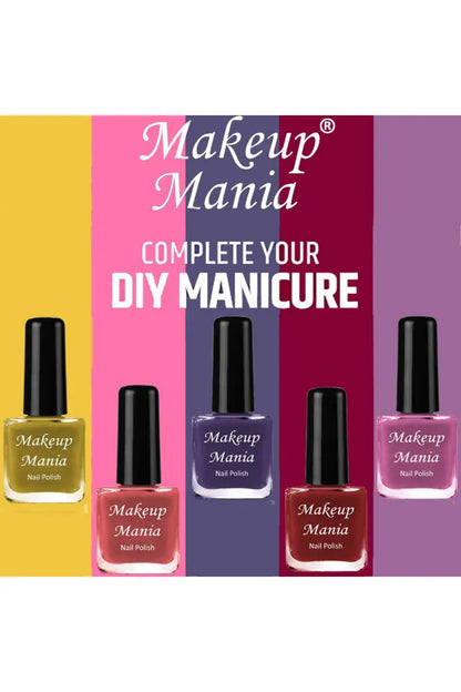 Makeup Mania Nail Polish Set- 12 Pcs X 6ml (Each)