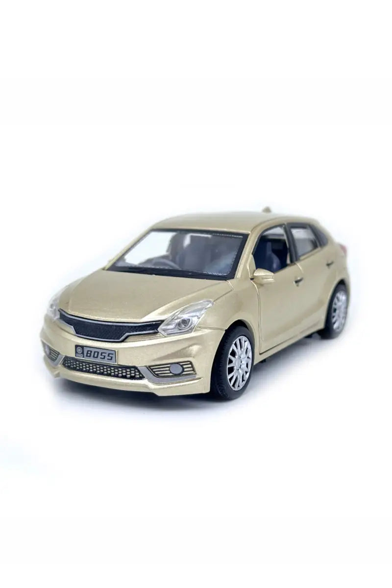 Brilleo Pull Back Action Car Toy (Gold)
