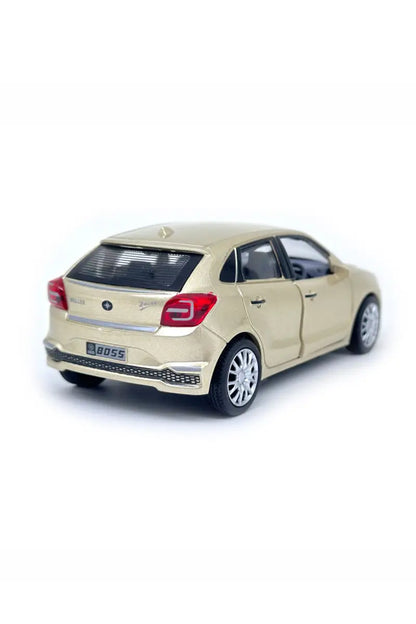 Brilleo Pull Back Action Car Toy (Gold)