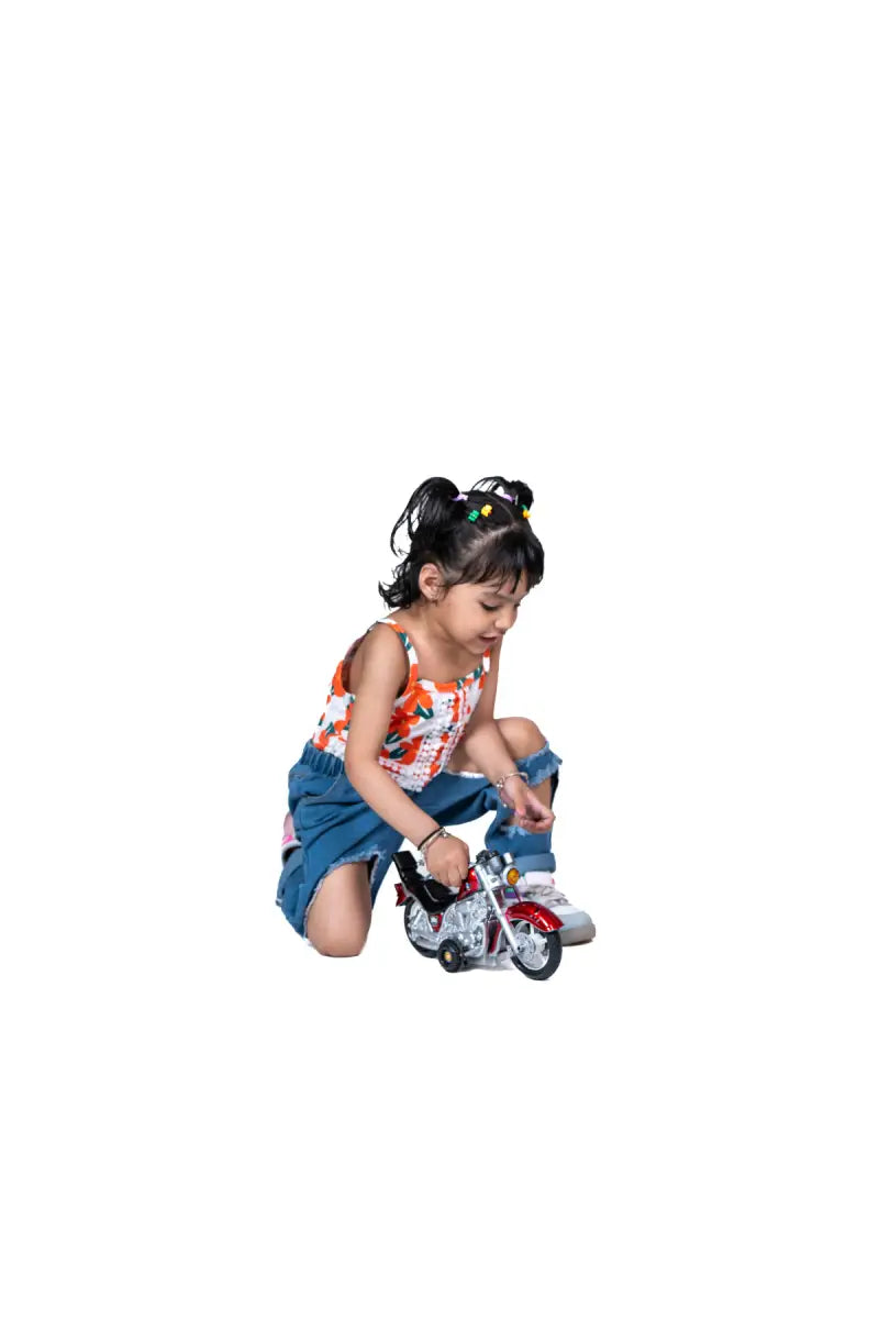 Friction Power Model Bike Push & Go Toy