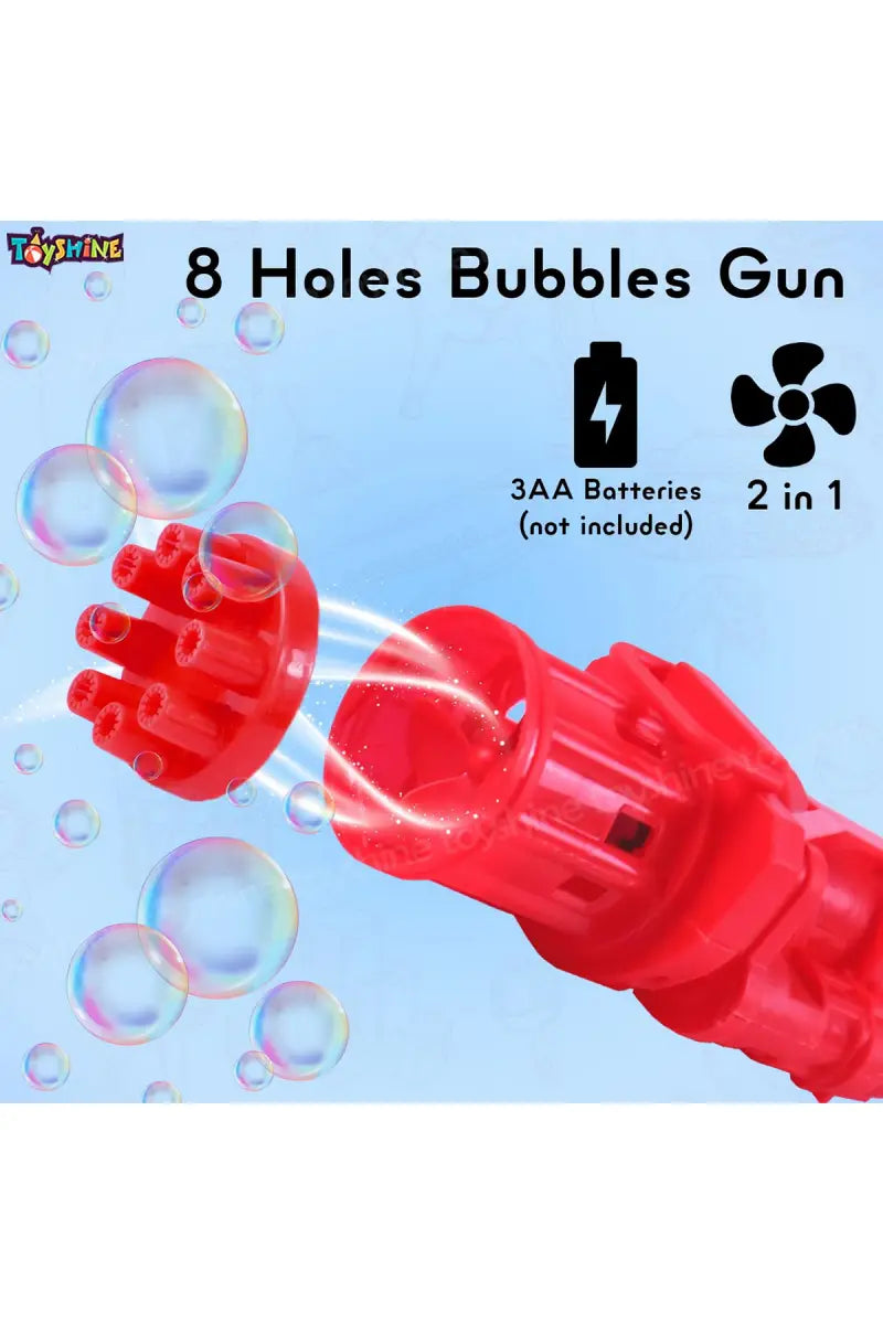 KV Impex Bubble Maker Machine Water Gun Toys For Kids (Red)