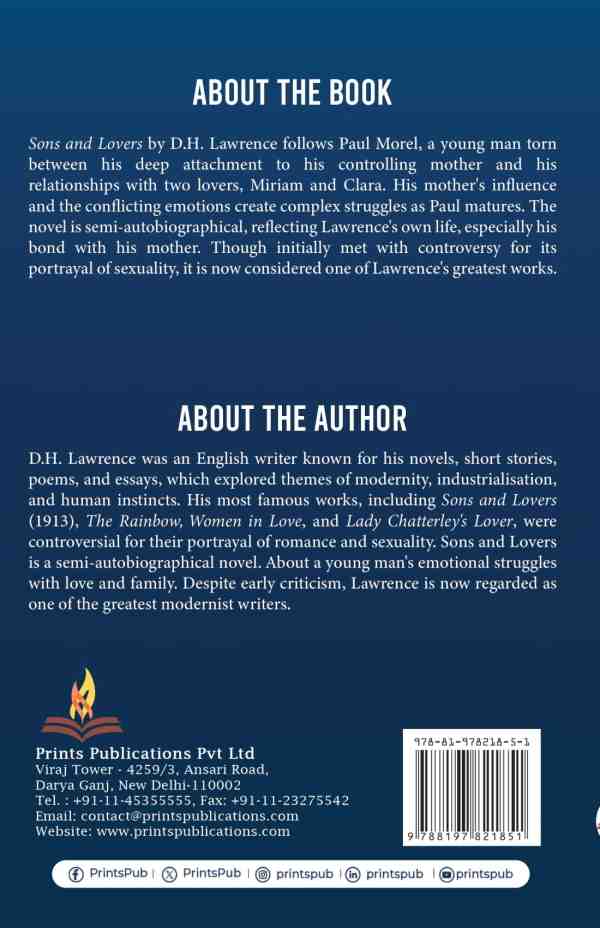 Sons And Lovers Prints Publications