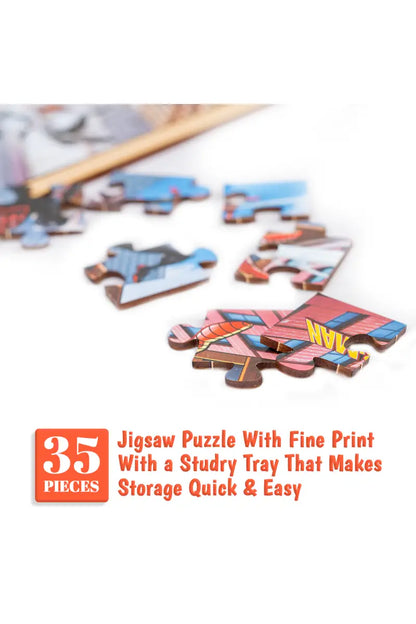 Marvel Spiderman Wooden Floor Puzzle - Pack of 1