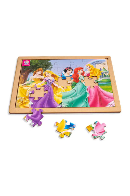 Ratna's Disney Princess Wooden Floor Puzzle for Kids - 35 Pcs