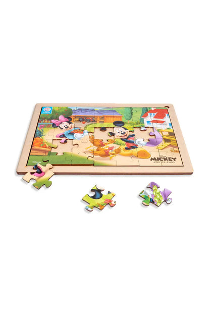 Ratna's Mickey & Friends Wooden Floor Puzzle for Kids