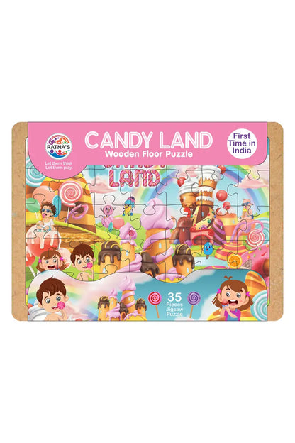 Candy Land Wooden Floor Puzzle for Kids