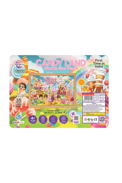 Candy Land Wooden Floor Puzzle for Kids