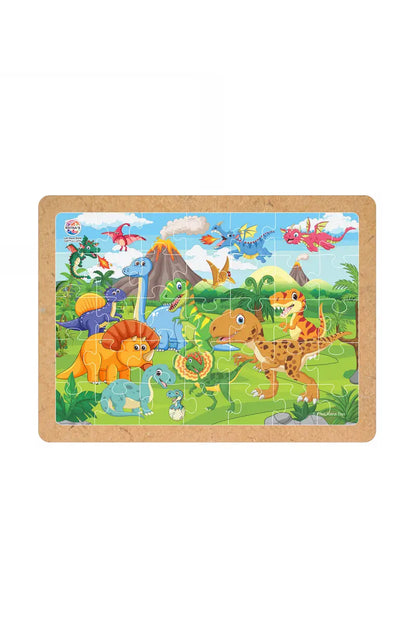 Dinosaur World Wooden Floor Puzzle for Kids