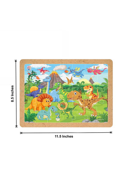 Dinosaur World Wooden Floor Puzzle for Kids