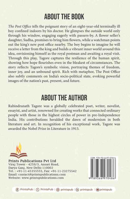 The Post Office by Rabindranath Tagore – Symbolic Play on Hope, Freedom & Human Spirit Prints Publications