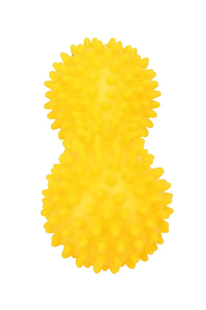 Canine Spike Bone Chew Toy For Dogs (Yellow) - Large