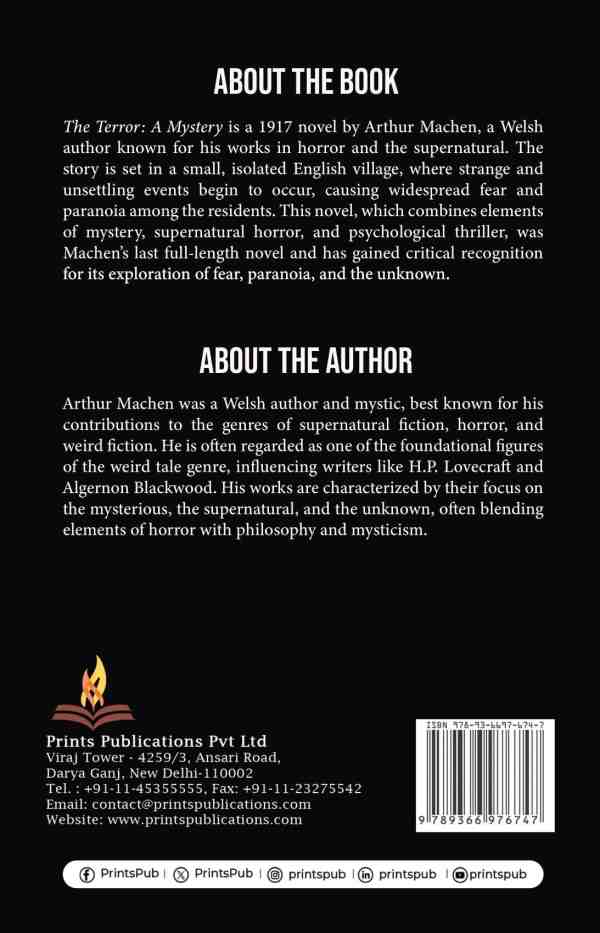The Terror A Mystery Prints Publications