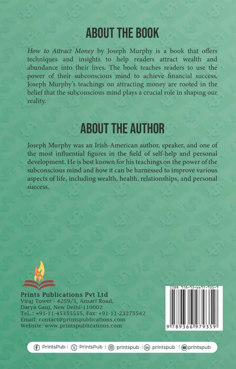 How to Attract Money by Joseph Murphy Prints Publications