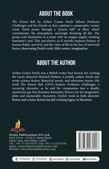 The Poison Belt by Arthur Conan Doyle – Classic Science Fiction Adventure Prints Publications