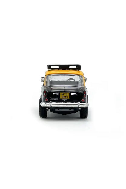 Queen 70's Classic Taxi Pull Back Car Toy (Black)