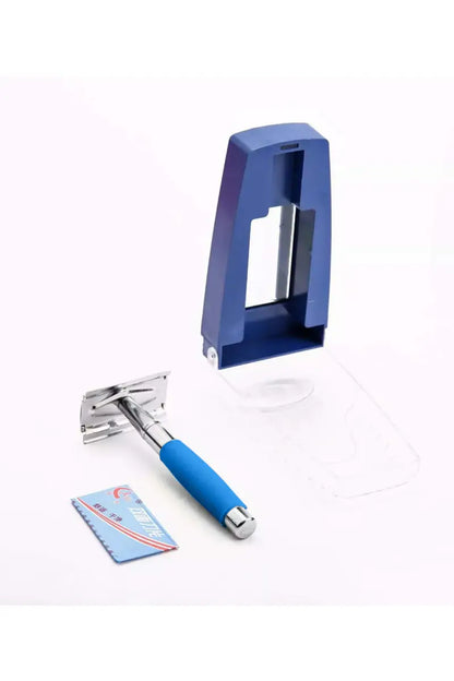 Vivin Classic Shaver with Stainless Steel Blade (Blue) - Pack of 1