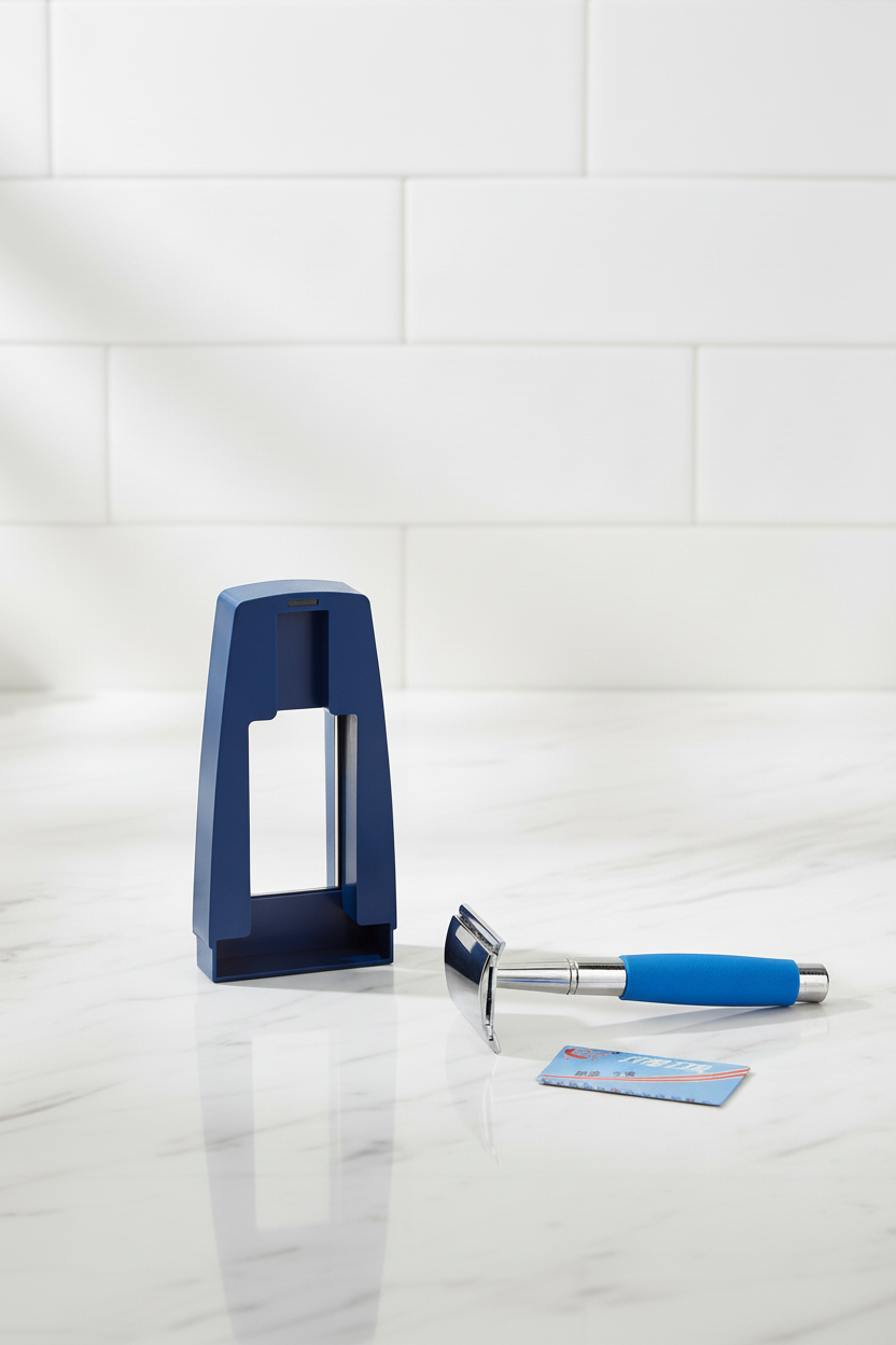 Vivin Classic Shaver with Stainless Steel Blade (Blue) - Pack of 1 SUPER