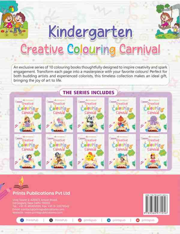 Kindergarten: Creative Colouring Carnival Prints Publications
