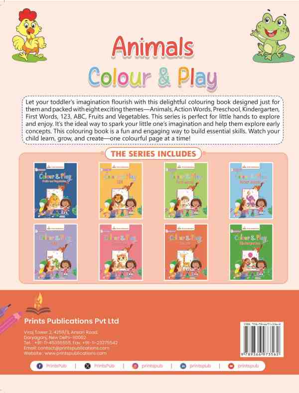 Colour and Play: Animals Prints Publications