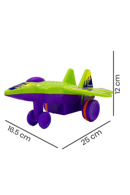 Lovely Toys MIG-29 Fighter Plane Push Along Toy - (Green)