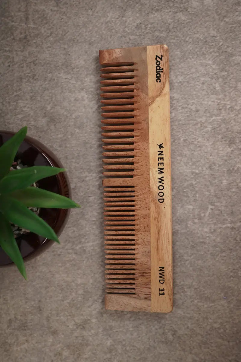 Zodiac Wooden Comb (Brown) - Pack of 1