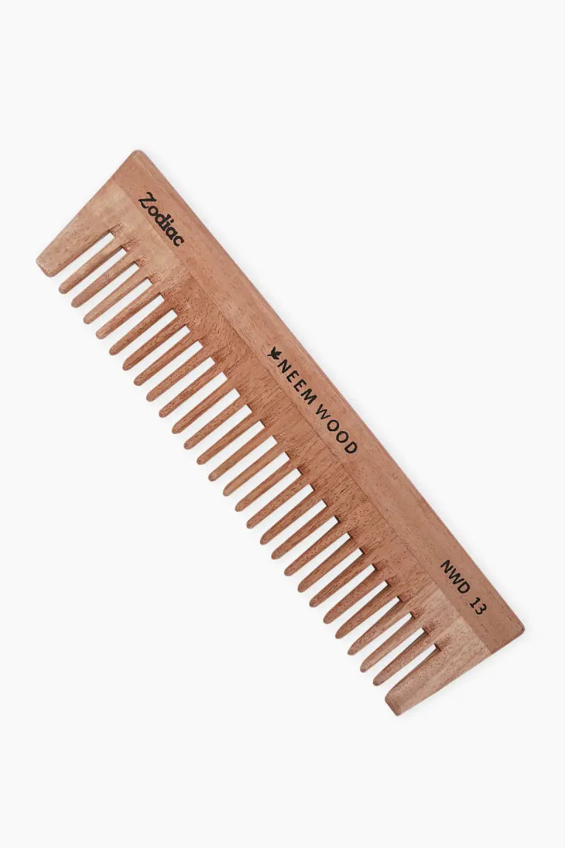 Zodiac Wood Detangling Comb (Brown) - Pack of 1