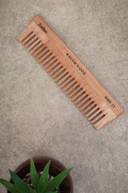 Zodiac Wood Detangling Comb (Brown) - Pack of 1