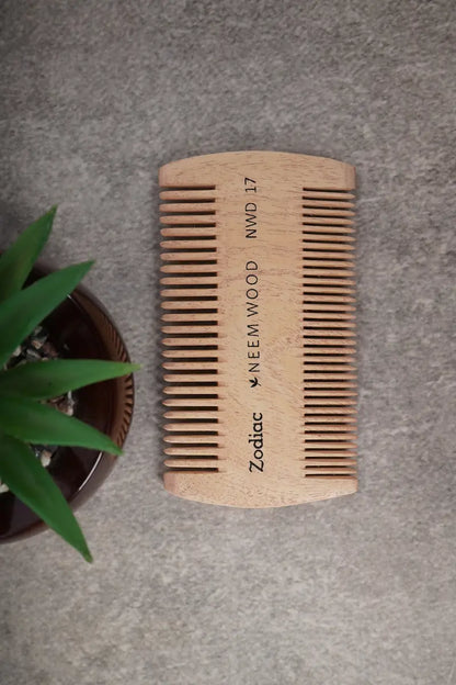 Zodiac Neem Wood Lice Comb (Brown) - Pack of 1