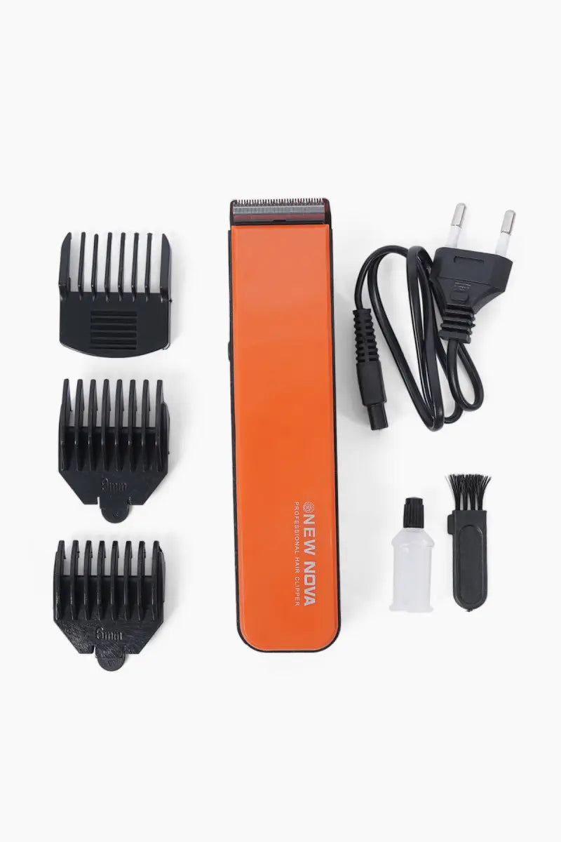New Nova NS216 Rechargeable Trimmer (Orange) - Pack of 1