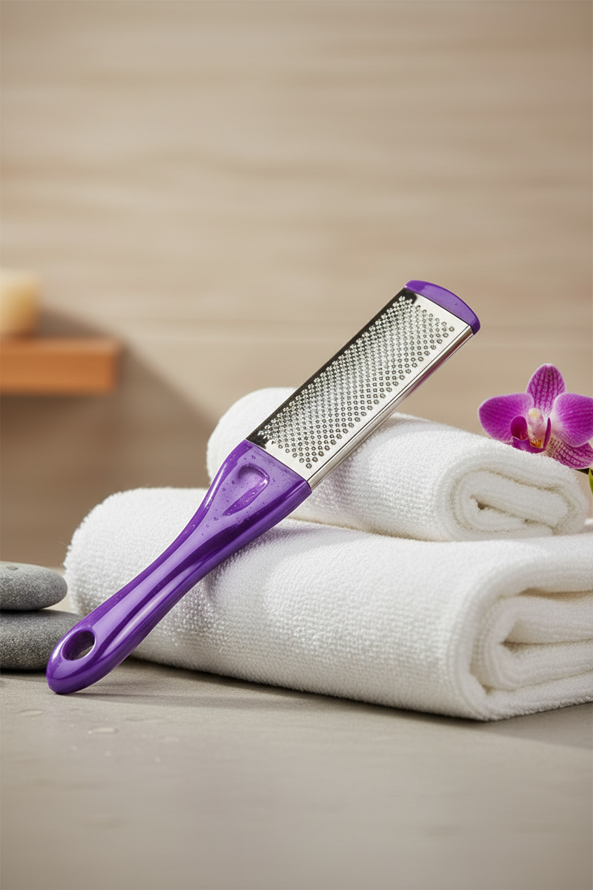 Pedicure Foot File Callus Remover - Purple (Pack of 1) SUPER