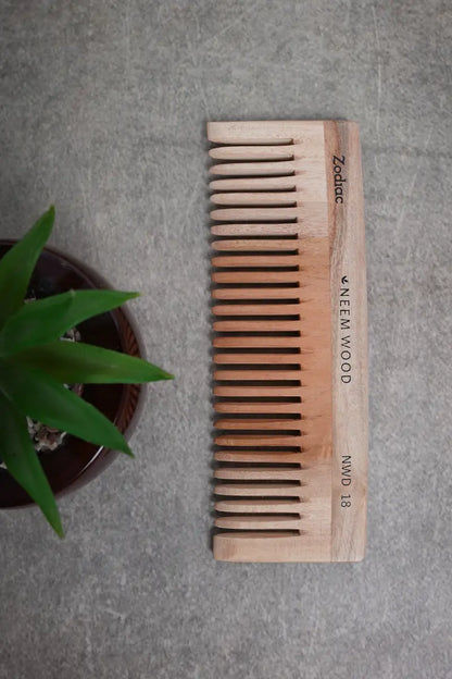 Zodiac Wooden Comb (Brown) - Pack of 1
