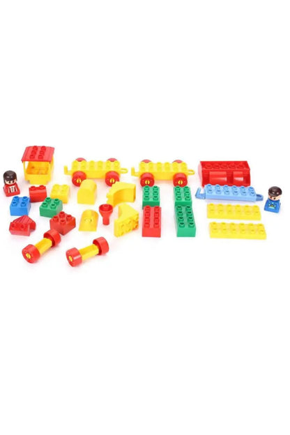 Colorful Play Blocks Junior Train Set