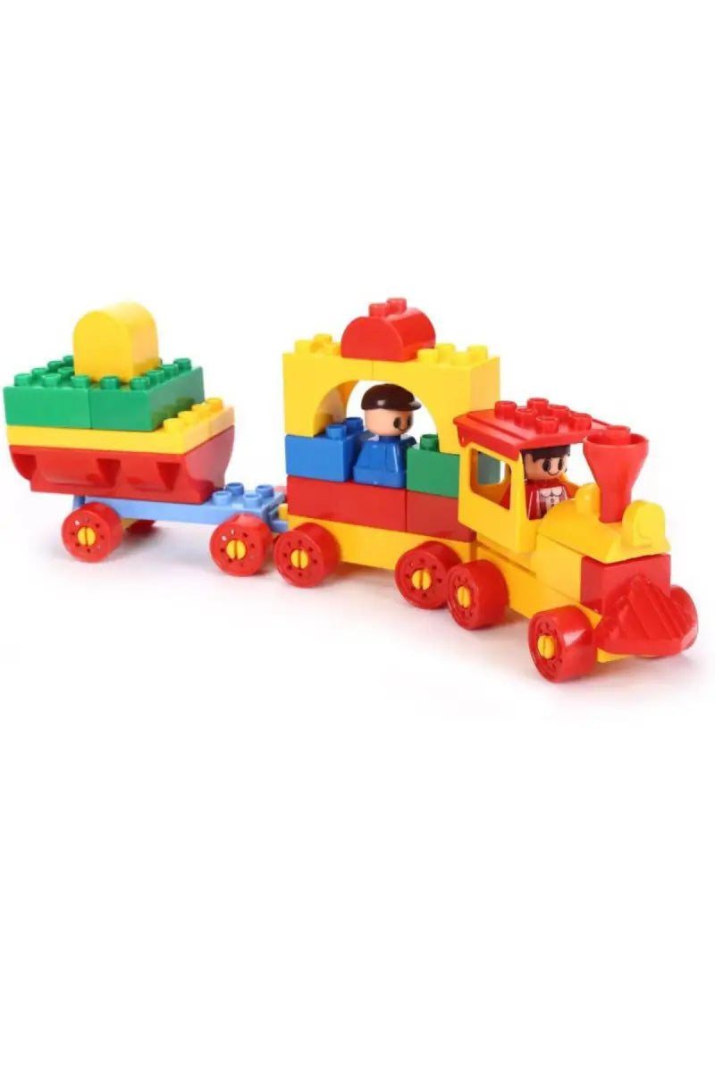 Colorful Play Blocks Junior Train Set