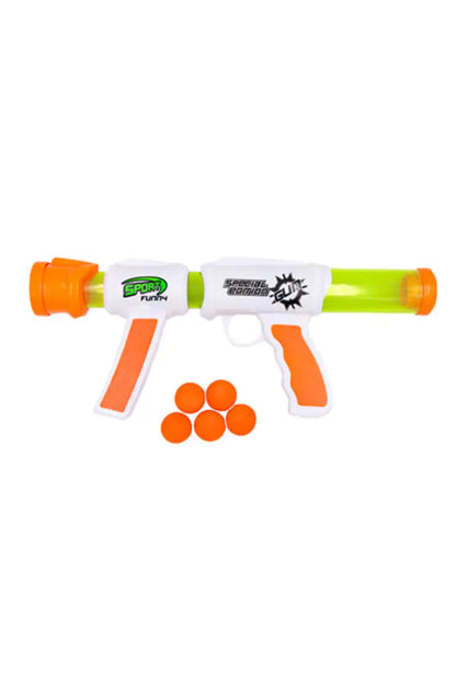 Lovely Toys Sports Ball Pressure Gun Toy For Kids (Multicolor)