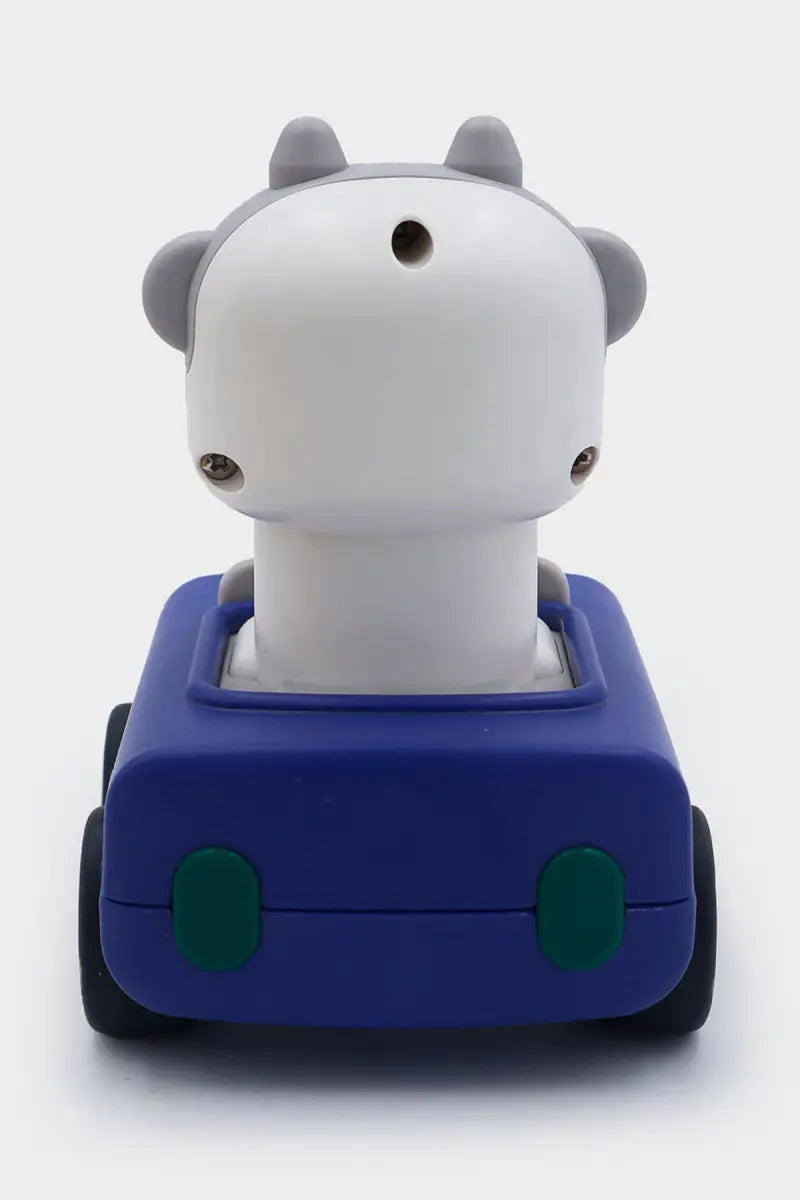 Push N Go Animal Faces Car Toy - Blue