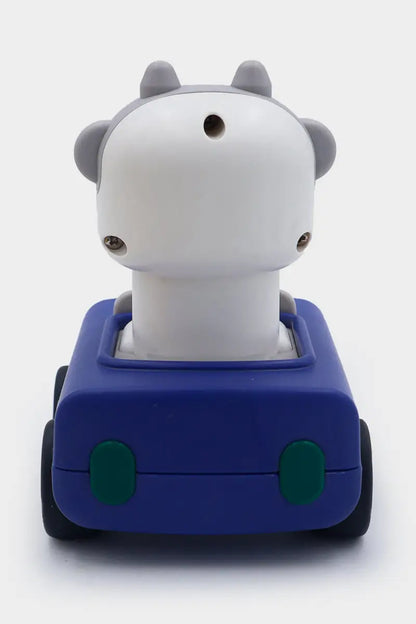 Push N Go Animal Faces Car Toy - Blue