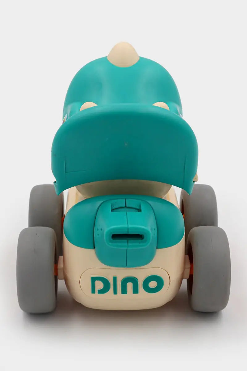 Dino Push N Go Friction Powered Toy - Teal